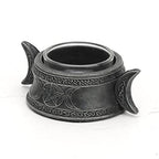 Veronese Design 1 3/8" Tall Triple Goddess Tealight Candle Holder Resin Sculpture Handmade Wiccan Decor Figurine Collectible