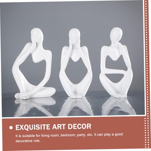 ORFOFE Mid Century Modern Decor Abstract Sculpture Home Supply Living Room Decor Wall Aesthetic