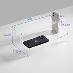 BYCY 2 Pack 2-Tier Clear Acrylic Display Stand Display Shelf for Dessert Jewels Figurines, Clear Cupcake Stand - 2 Pack ( 12" * 6.9" * 4.25" ) - color: Clear, size: 2 Tier - 2 Pack