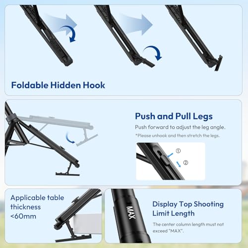ULANZI TT88 Magnetic Tripod for iPhone 17, 57" Extendable Selfie Stick w Remote, 2-in-1 Phone Clip & Dual Cold Shoe Mounts-Lightweight Phone Tripod Stand for Vlogging, Travel, Video Recording, Black - color: Black