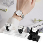 Oirlv Acrylic Jewelry Display Single Watch Stand for Men Acrylic Bracelet Watch Holder for Women (Black) - color: Black YJ12603