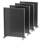 Ultrawall Pegboard Display Stand, Metal Tabletop Pegboard Display, Accessories Rack Organizer for Jewelry, Retail Stores, Craft Shows, 12"X16", 4pcs Black - size: 4Pack 12"X16"