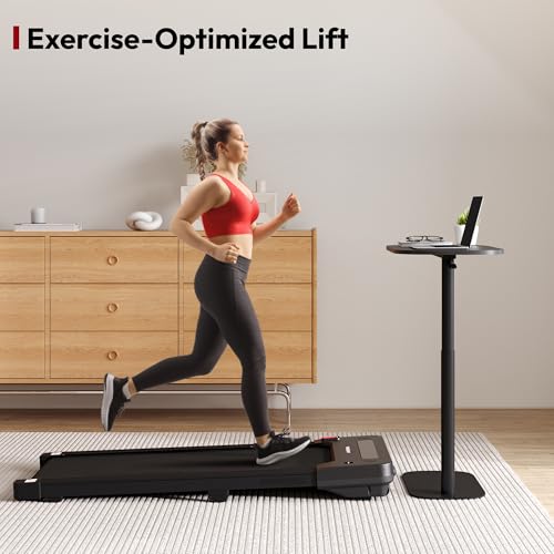 SANODESK Adjustable Overbed Bedside Table Pneumatic Adjustable Height Laptop Computer Standing Desk Cart with Tray, Hospital and Home Use(23.6" W x 13.8" D,Black) - color: Black, size: Xsmall