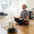 Palo Santo Sticks Holder, Multi-Purpose Handmade Ceramic Incense Burner for Palo Santo Incense Sticks, Sage Holder for Burning, Ash Catcher Tray for Meditation Yoga Room (Black) - color: Black