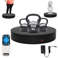 Remote-Controlled Motorized Turntable,Heavy Duty Motorized Rotating Display Stand,Speed-Adjustable Rotating Platform,Multi-Mode Photography Turntable for 3D Scan,Showcase(15.8in/Black) - size: 15.8inch/Black/500Lbs Load
