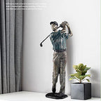 Hztyyier Luxury Character Figurine Golfer Statue Sculptures Golf Figure Ornaments for Living Room Home Decoration Accessories Modern Sport Art Decor (1)