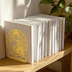 Peacoblue Metal Bookends for Shelves, Modern Decorative Heavy Duty Study Book Support Stoppers for Office, Desk, Shelf, Room 5.3"x4.3"x6.1" Cast Iron Simple Gold Book Ends, 1 Pair (Golden Buddha) - style: Golden Buddha