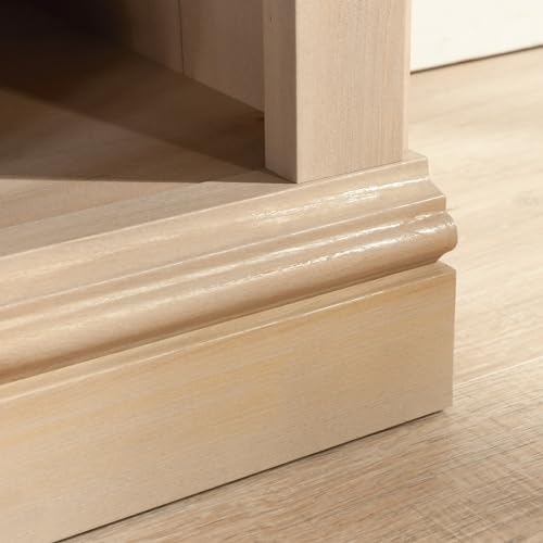 Sauder 5 Tier Book Shelf Wooden Bookcase Multipurpose Bookshelf for Home Office, Living Room, in Pacific Maple - color: Pacific Maple