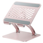 tounee Tablet Holder Stand, Dual Rod Adjustable Aluminum Desktop Stand, Compatible with 4.7-16.9" iPads, Surface Tablets, Portable Monitor, Kindle and More (Rose Gold) - color: Rose Gold