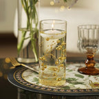 Set of 6 Glass Cylinder Vases for Centerpieces with 4 Pack Vase Filler 6 Pearl String 12 White Floating Candles for Centerpieces, Center Pieces for Table Wedding Party Home Decor 5, 6, 8 Inch - style: 6 Set(5,6,8Inch)