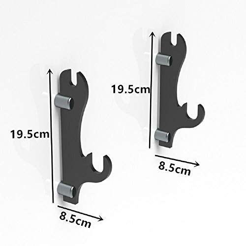 WANLIAN Sword Display Wall Mount, Sword Display Wall Mount, Acrylic Two-Layer Wall Mounted Samurai Sword Stand Display Stand, Luxury Table Stand for Katana or Wakizashi Sword, can Support All Swords