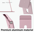 elago Premium iPad Magnetic Stand Designed for iPad Pro 12.9"(5th,4th Gen), 11"(3rd,2nd Gen), Air 10.9"(5th,4th Gen), Mini 8.3"(6th Gen, A17 Pro), 10.9"(10th Gen) [Sand Pink] - color: Sand Pink