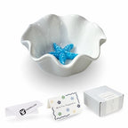 Jewelry Holder Dish Ceramic Flower Ring Dish Tray Decorative Starfish Trinket Dish Preppy Room Decor Coastal Jewelry Bowl Wedding Mother's Day Christmas Birthday Gifts for Women (Blue Starfish) - style: Blue Starfish