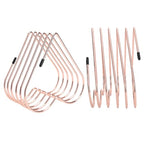 Desktop Storage Rack, Telescopic Book Stand Organizer, Office Supplies Holder, Rose Gold - color: Rose Gold