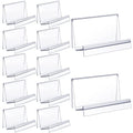 Qunclay 24 Pcs Purse Display Stand Clear Acrylic Wallet Display Stand Purse Holder Handbag Organizer for Bag Phone Cards Store