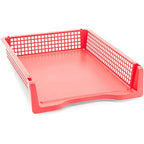 Bright Creations Classroom Turn in Trays - 6-Pack, Letter Size, 12.75 x 9.75 x 2.75 in, Rainbow Plastic - Teacher Supplies & Classroom Must Haves - Stackable Paper Organizer & Homework Trays
