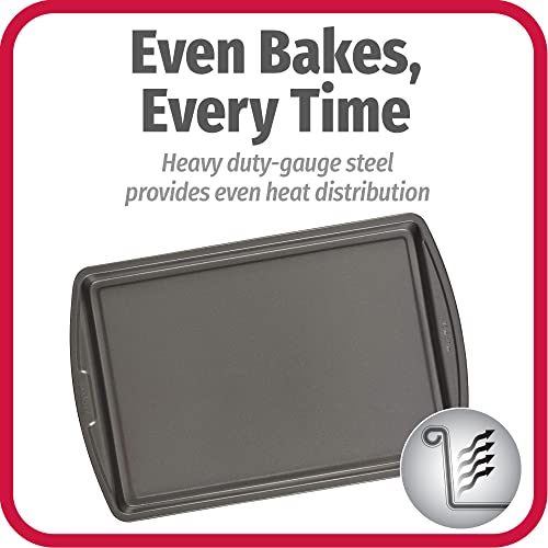 GoodCook Everyday Nonstick Carbon Steel 13” x 9” Baking Sheet Set, 3 Pack – Standard-Sized Carbon Steel Cooking Pans, Bakeware Set, Cookie Sheets for Baking, Oven Pan Set - size: 13" x 9" (3-Piece Set)