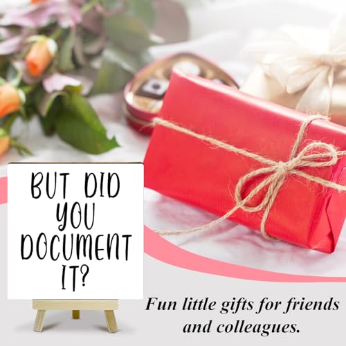 Office Decor for Women, Cute Desk Accessories, But Did You Document It Desk Decor, Funny Office Gifts for Coworkers, Minimalism Offices Cubicle Decorations (MP01) - color: MP01