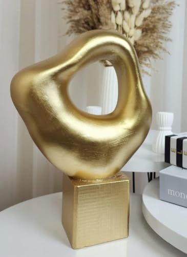 Modern Home Decor, Decorative Abstract Sculpture, Hand Painted Statue Decor, Modern Sculpture for Office Decor, Minimalist Statue, Modern Stoneware Statue (Object-5) - color: Object-5
