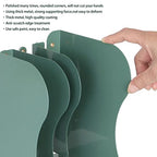 Adjustable Metal Bookends Heavy Duty for Shelves, 2 Dividers, Anti-Slip Design Expandable Book Ends for Desk, Office(Dark Green, 19 inches Max) - color: Dark Green