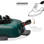 Krinner Christmas Tree Genie Large - Green Tree Stand - Original Single Cable Operation, Holds up to 8 ft Live Trees - Foot Pedal Setup & Water Reservoir with Level Indicator - size: Large Standard
