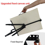Art Easel for Painting and Display – 6pcs Adjustable Floor 66 Inch Folding Aluminum Easel Stand for Sign - Table Top Canvas Stand - Portable Drawing Paint Heavy Duty for Artist Adults Holder or Teen - style: 66B 6-Pack