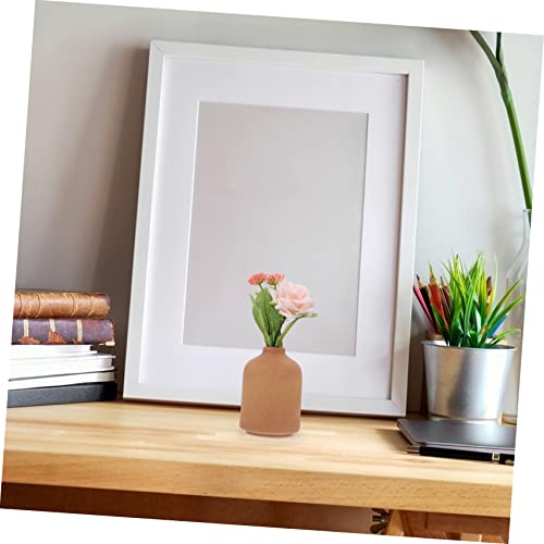 1Pc Abstract Artistic Vase Creative Flower Holder for Living Room Decoration Unique Matte Finish Design for Home Office and Study Room Adornment Plants Container for Stylish Decor