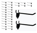 NectaCol 30 Packs 6-inch Long Metal Pegboard Hooks, Standard Hooks is Fit to Pegboard Panels - size: 6 Inch