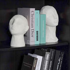 Abstract Decor Sculptures Home Decor - Resin Thinker Human Head Statue Shelf Decorations Bust Statues for Living Room Office Table Art Decor Accents 7.25 * 6.25 * 8.5 Inch