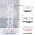 CamyCosy Headphone Holder for Desk, Gaming Headset & Earphone Stand with Tulip Flowers Pattern - color: rose flower