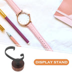 DOITOOL Watch Display Stand with Wood Base, Watch Stand for Men, Showcase Bracelet Bangle Jewelry Display Rack Wristwatch Holder for Men Women - color: Multi