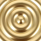NUOBESTY 1 Set Metal Circle Wall Art Ornament Modern Golden Hanging Sculpture for Living Room Bedroom Bathroom Decoration