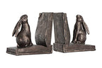 Creative Co-Op Bunny Rabbit Bookends, Set of 2, Bronze Finish - color: Bronze Finish