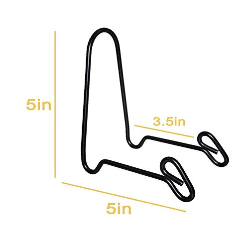 Artliving 2 Pack Display Stand Easel Iron Bowl Stands for Display Medium Deep Bowls, Platters and Deep Dishes - size: M (2 pack)