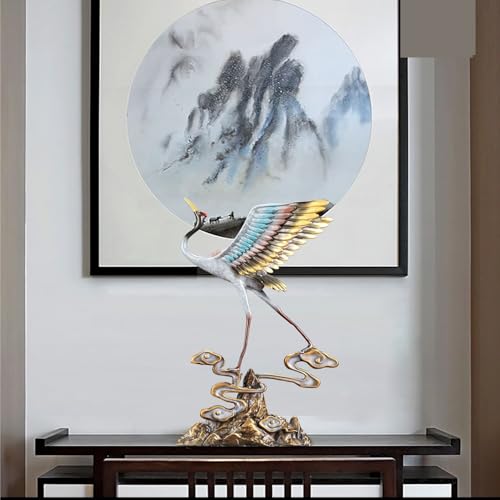 Statue Decorations Interior Decoration Ornaments Light Luxury Copper Home Living Room Entrance Crafts Home Decor Object