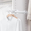 12" Valet Rod for Closet Pull Out (1 Pack, White) - color: White, size: 1 Pack