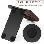 2 Pieces Wood Tree Book Ends for Shelves, Non-Skid Bookends Large Heavy Duty Bookend Book Holders for Heavy Books Decorative Book Accessories to Hold Books Firmly on Bookshelf