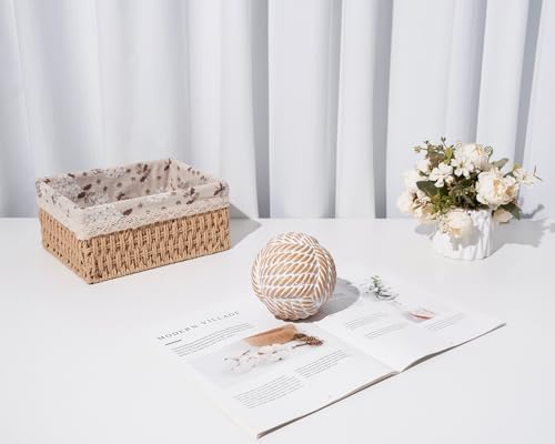 Vintage Knot Ball for Coffee Table Decor, Vintage Accent Boho Knot for Neutral Home Decoration, 4.5 inch Resin Knot Ball Modern Minimalism Statement Decoration