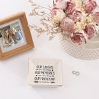 Our Friendship Is Endless Jewelry Dish Tray Ceramic Trinket Dish For Women Retirement Gift For Woman Willow Tree Friendship Graduation Gifts For Her - style: Our friendship is endless