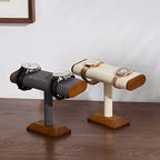 Watch Display Stand Solid Wood Bracelet Watch Organizer T-bar Jewelry Display - color: WHITE T SHAPE DISPLAY