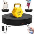 Remote-Controlled Motorized Turntable,Heavy Duty Motorized Rotating Display Stand,Speed-Adjustable Rotating Platform,Multi-Mode Photography Turntable for 3D Scan,Showcase(15.8in/Black) - size: 15.8inch/Black/500Lbs Load