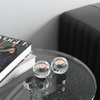 Crystal Candle Holders Set of 2, Tea Wax Ultra Elegant & Modern Centerpiece Home Décor,Wedding,Scented Candle Holder