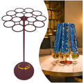 Medal Hanger Display Rotating | Wall-Safe Tabletop Running Medal Stand Holds 45+ Race Medals | Heavy-Duty Metal Base with Quick Assembly Rack | Perfect for Marathon & Sports Awards Display - color: Rose
