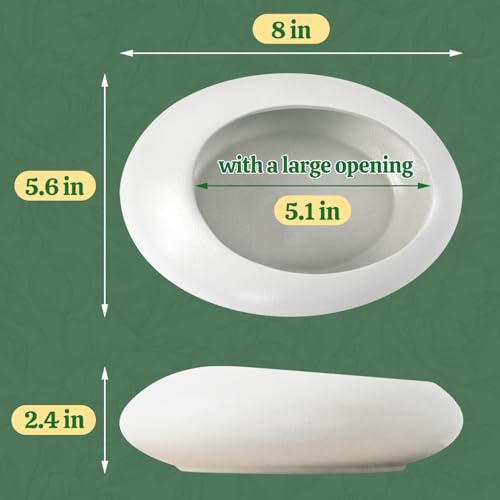 Flower Frog Vase Kit, Ikebana Floral Arrangement, Ceramic Water Drop Pot Flower Arrangement Vase Kit (White Large Size) - color: White Large Size