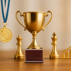 Chunful Wood Base Trophy Base DIY Square Stand Blank for Trophies Awards Trophies Figurines Cups Display Stand - color: Cherry, size: 6.5" X 6.5" X 5"