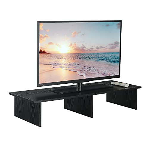 Convenience Concepts Designs2Go TV/Monitor Riser for TVs up to 46 Inches, Black - color: Black, size: Small