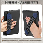 MoKo Security Hand-Strap for 9-11 Inch Tablets, iPad Pro/Air/Kindle Fire HD/Samsung - High-Elasticity Versatile Hand Strap, Lightweight Finger Grip Holder, Indigo - color: Indigo, style: Patterned Strap