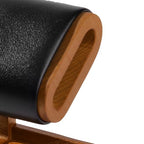 Single Watch Stand Display Solid Wood Jewelry Stand Display for Wristwatch Bracelet Bangle(Black) - color: Black