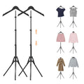 2 Pack Shirt Display Stand, 32-63 Inch Height Adjustable Mannequin Torso for Vendors, T Shirt Clothing Display Stand Rack, Foldable Steamer Stand for Clothes Garment Retail - size: 2 PACK