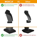 MOOCA 2 Pcs Small Necklace Chain Jewelry Bust Display Holder Stand, Necklaces Display Mannequin, Jewelry Bust Stand 7 1/4 in H, Black Velvet - color: 2) Black Velvet, 2 pieces